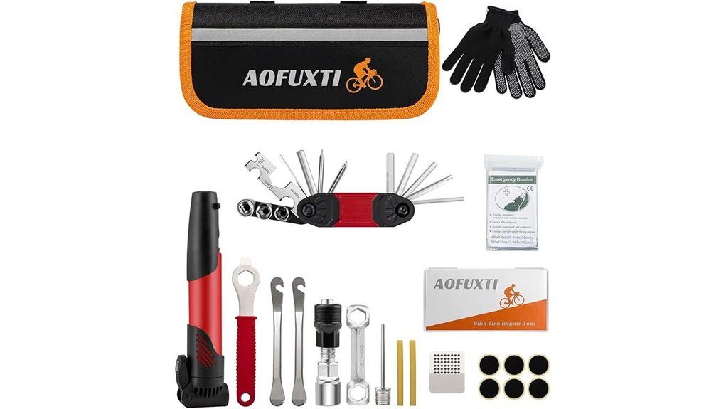 portable bicycle repair kit