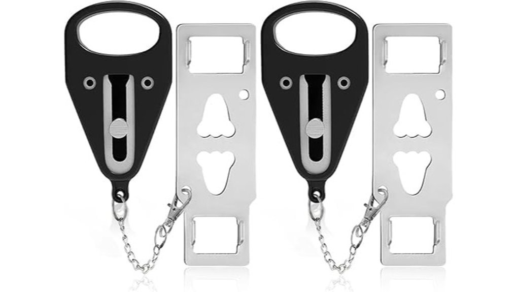 portable black 2 pack locks