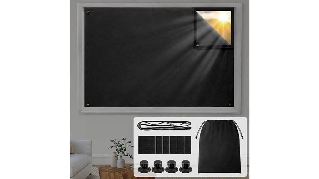 portable blackout travel curtains