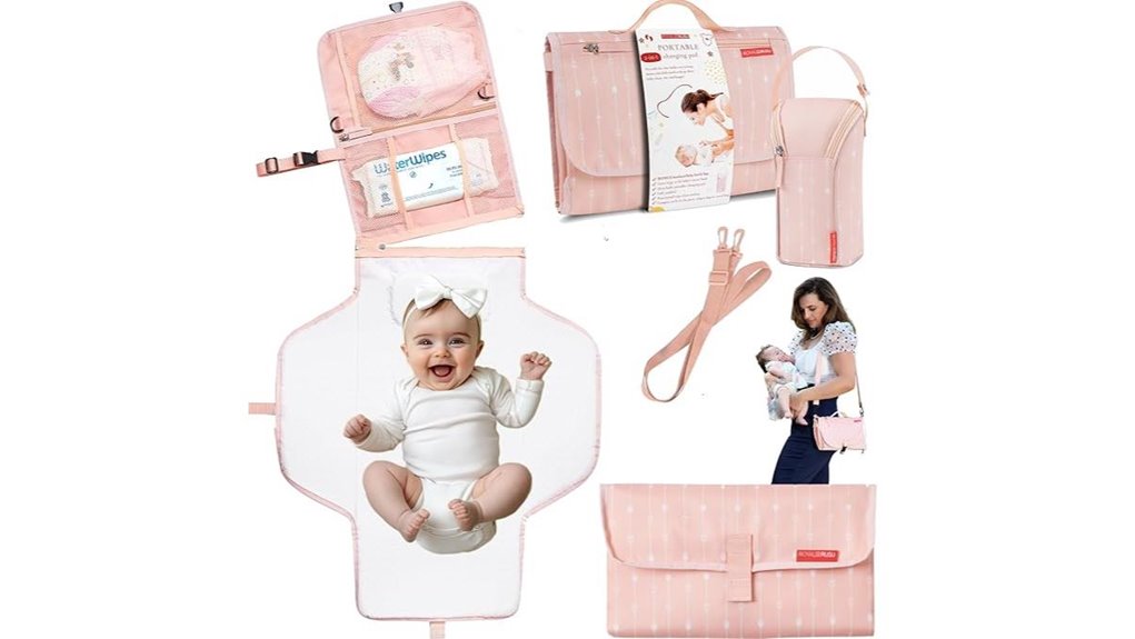 portable diaper pad bottleclutch