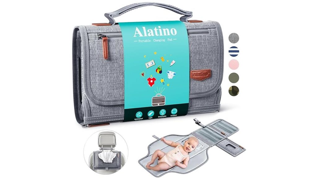 portable diaper wipe pad