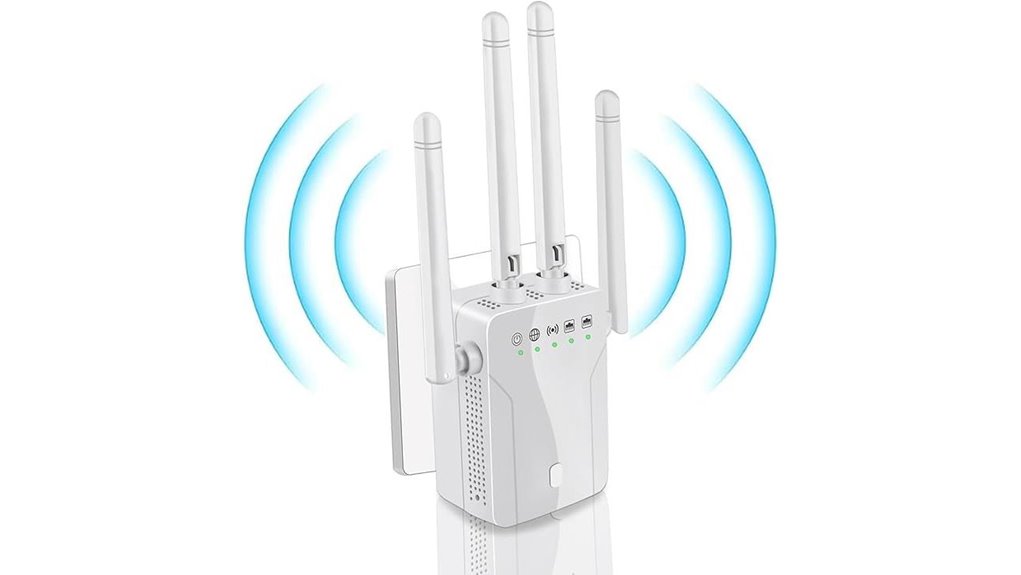 portable dual band wifi extender