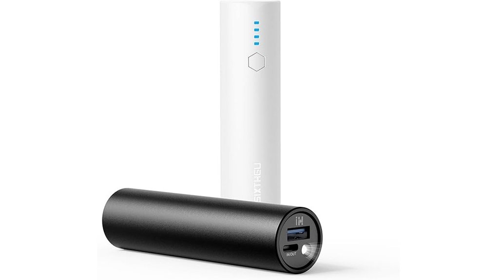 portable dual mini powerbanks