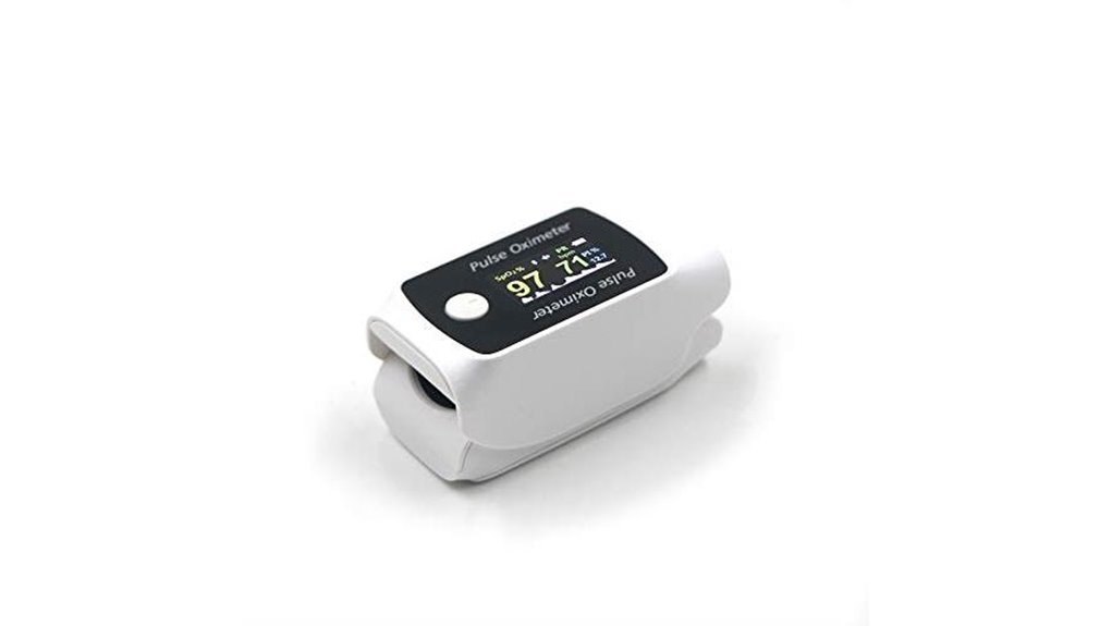 portable fingertip bp oximeter