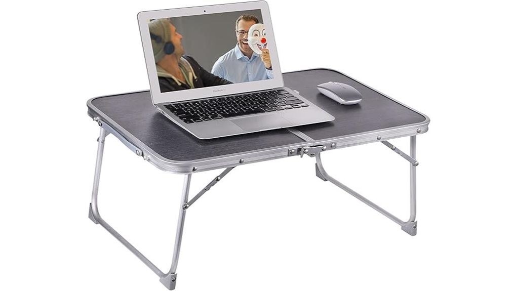 portable foldable desk storage