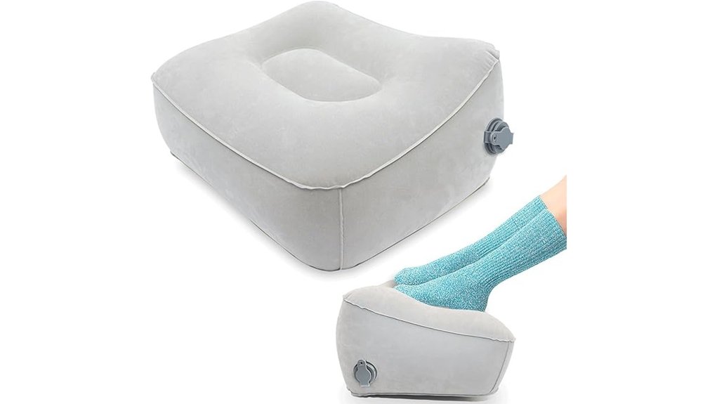 portable inflatable car pillow