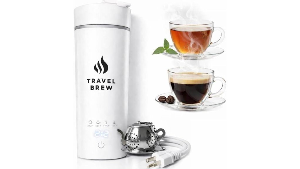 portable infuser kettle auto shutoff