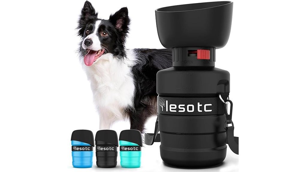 portable leak proof dog bottle