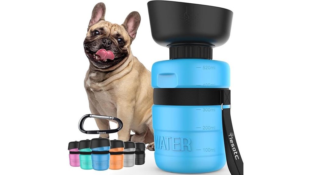 portable leak proof dog bottle