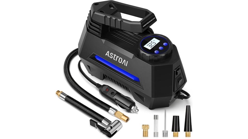 portable led air inflator