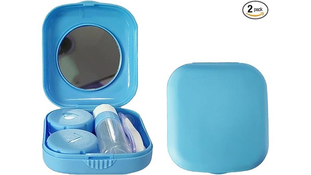 portable lens mirror case