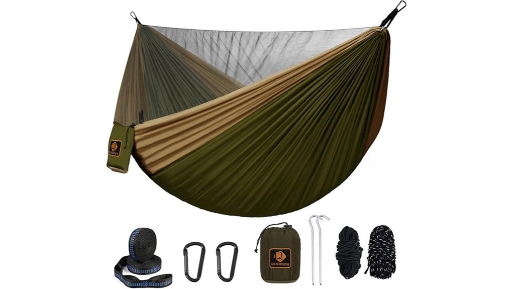 portable mosquito guard camping hammock
