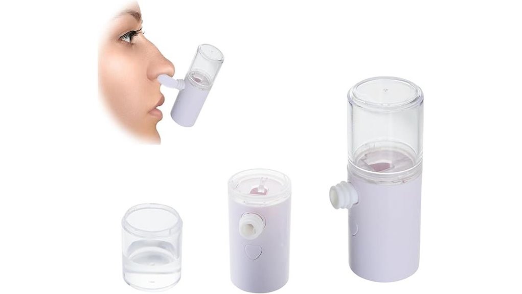 portable nasal steam diffuser