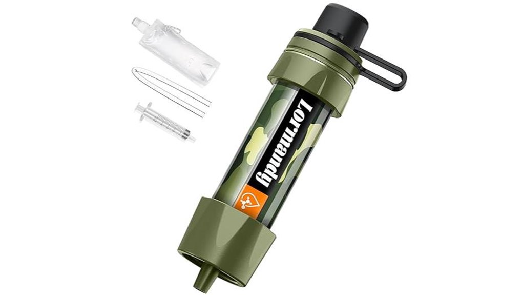 portable outdoor survival filter