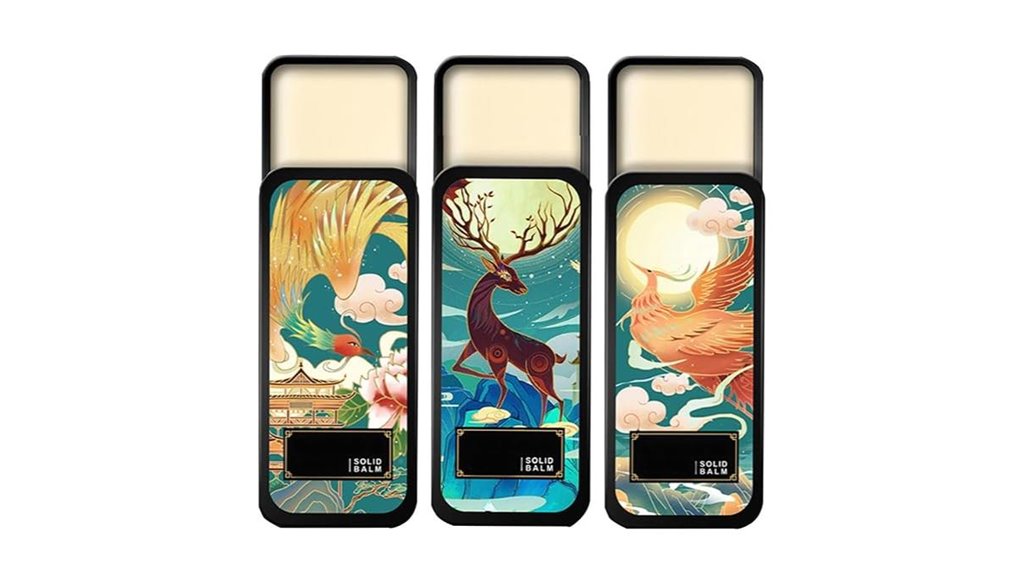 portable perfume balm trio