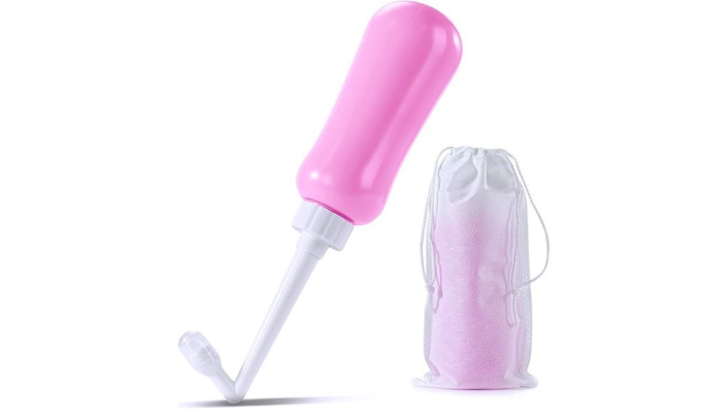 portable pink handheld bidet