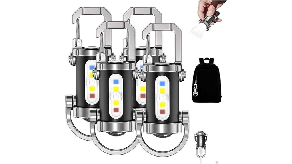 portable rechargeable 1200 lumen keychain