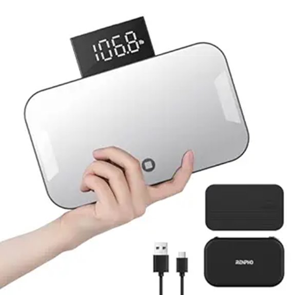 portable rechargeable 400lb scale