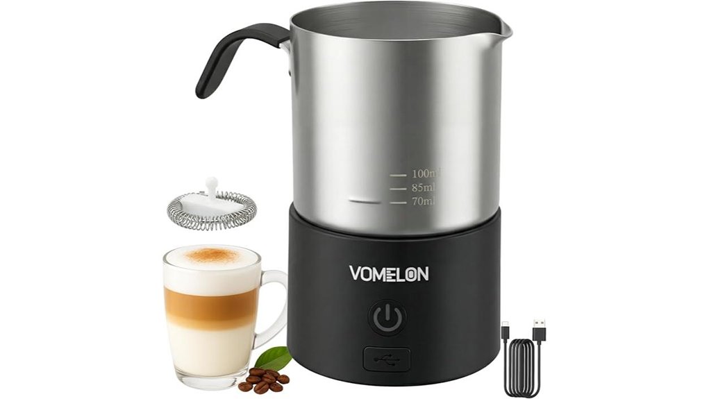 portable single serve milk frother