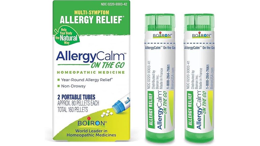 portable two count allergy remedy