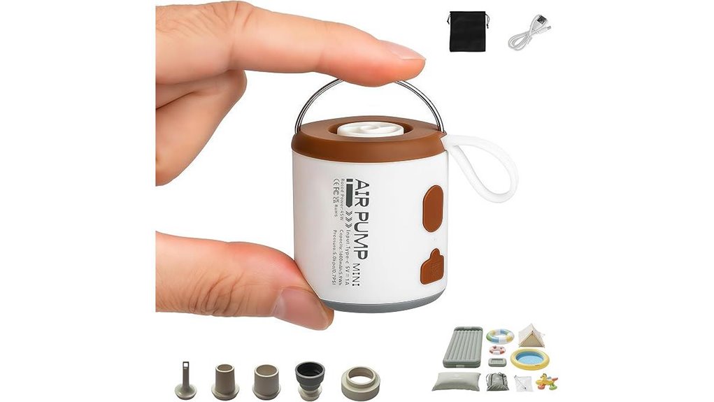 portable usb c dual pump led