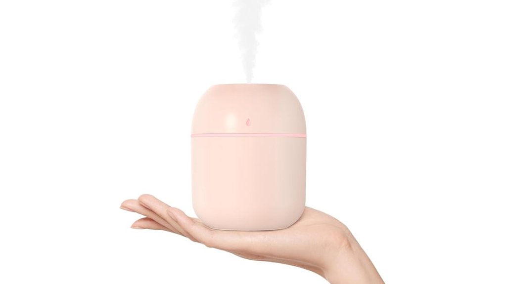 portable usb pink humidifier