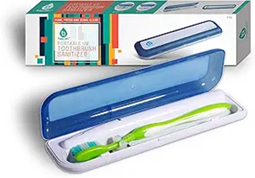 portable uv toothbrush sanitizer