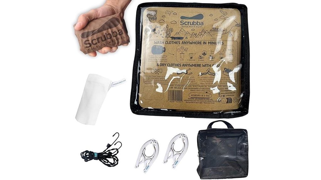 portable wash dry kit