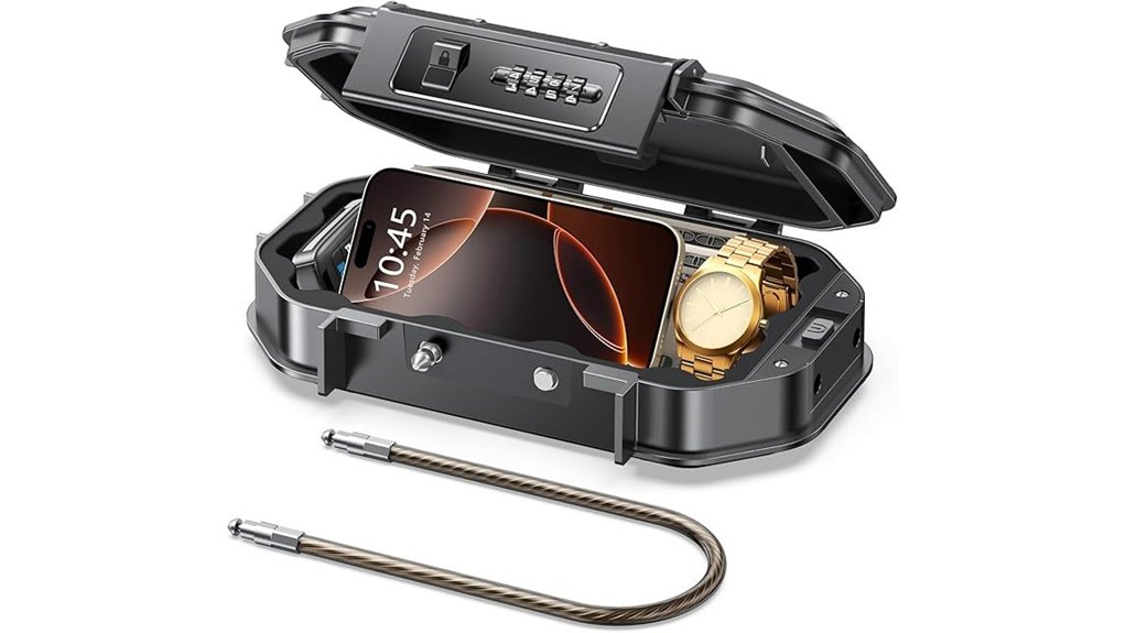 portable waterproof 4 digit safe