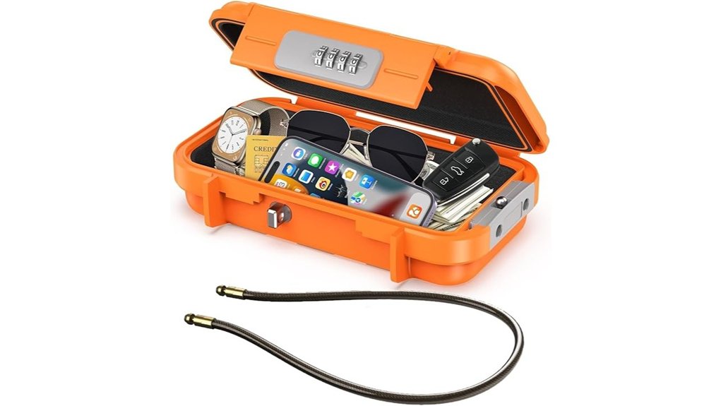 portable waterproof anti theft safe