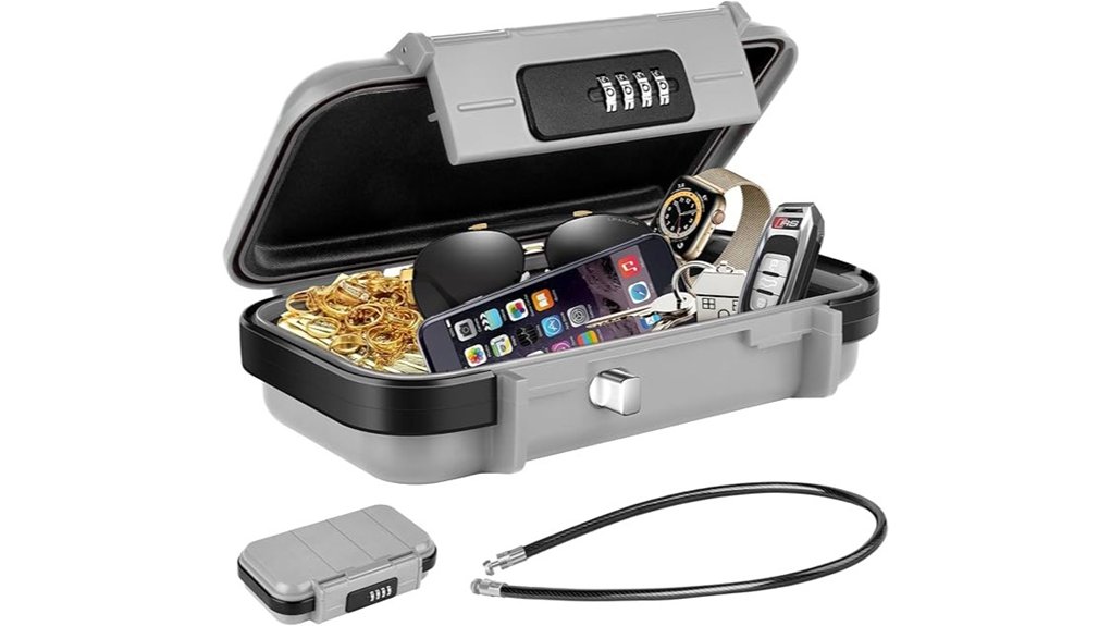 portable waterproof combination safe