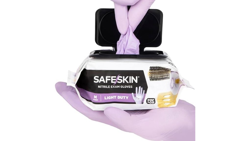 powder free disposable nitrile gloves