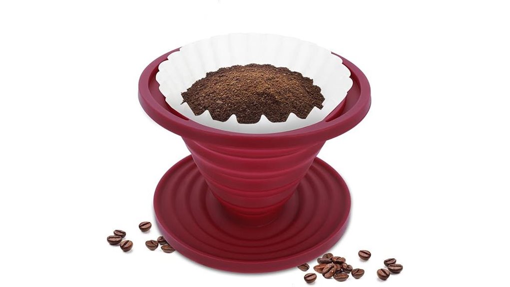 prasacco silicone collapsible dripper