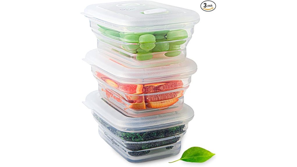 premium silicone leakproof containers