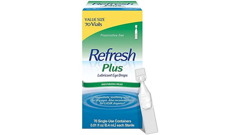 preservative free 70 pack eye drops