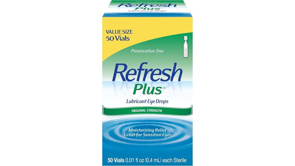 preservative free eye drops 50 count