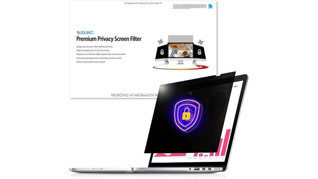 private 12 5 inch anti glare filter