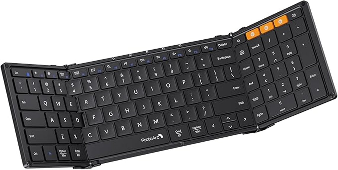 protoarc foldable bluetooth keyboard