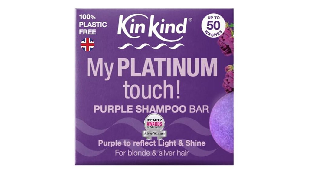 purple toning shampoo bar