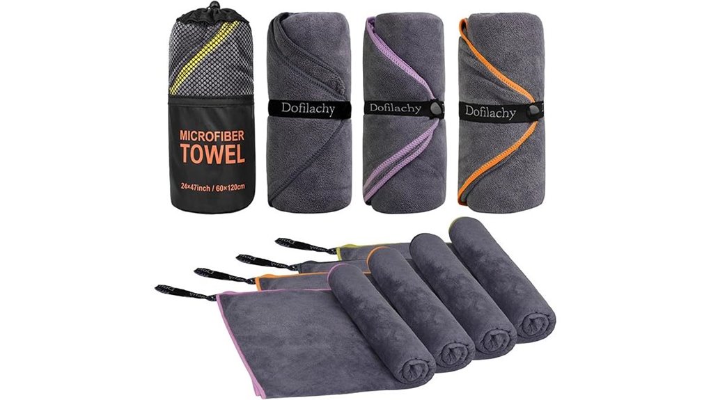quick dry microfiber camping towel