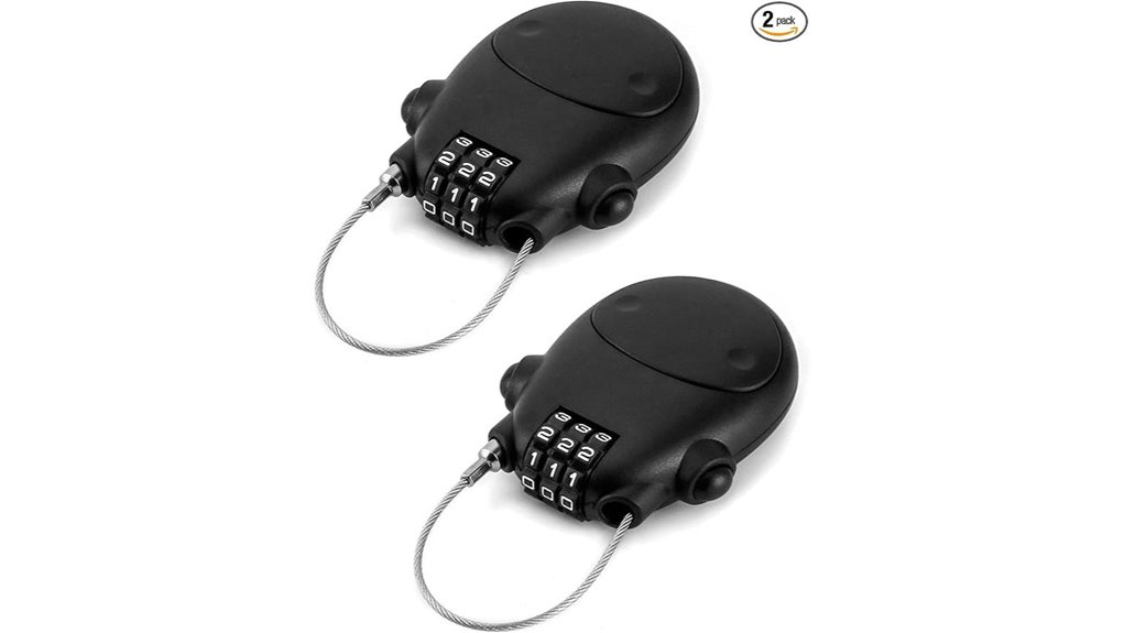 qwork retractable 30 inch locks