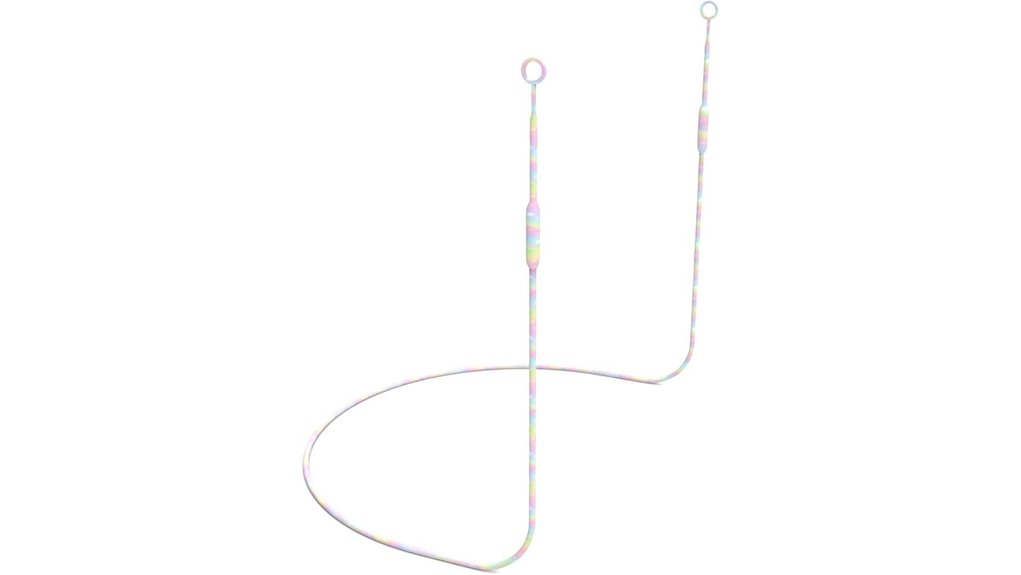 rainbow magnetic earplug lanyard