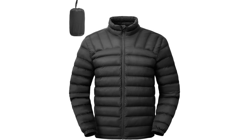rdruko lightweight water resistant puffer