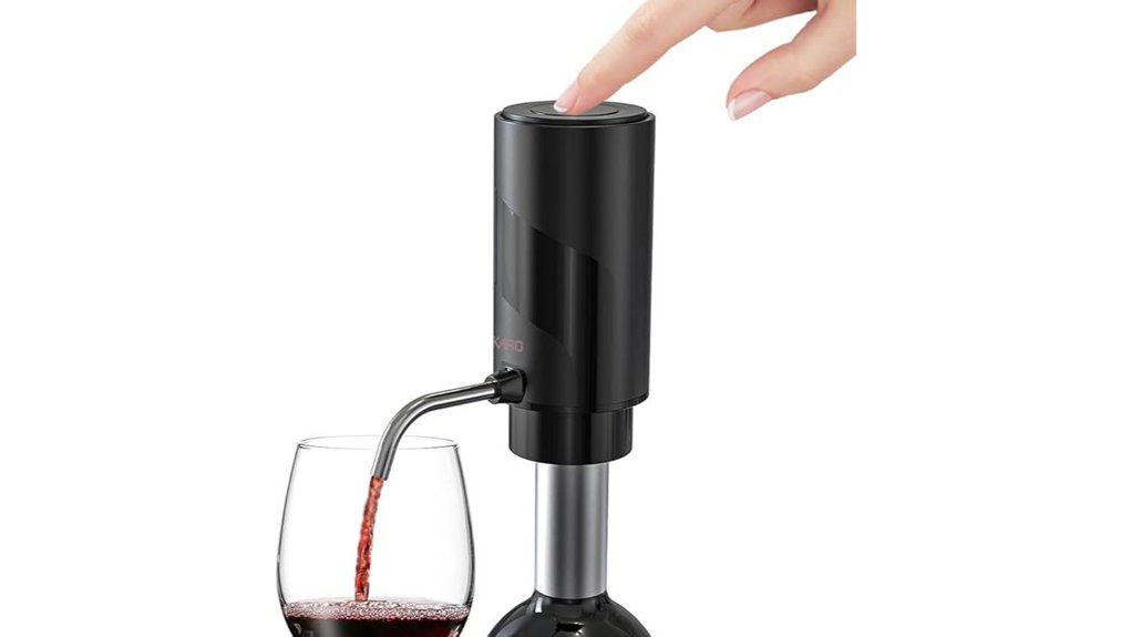 rechargeable automatic wine decanter