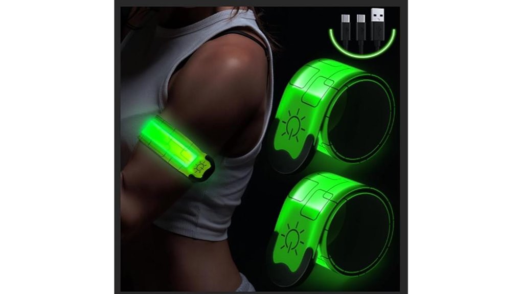rechargeable led running armband