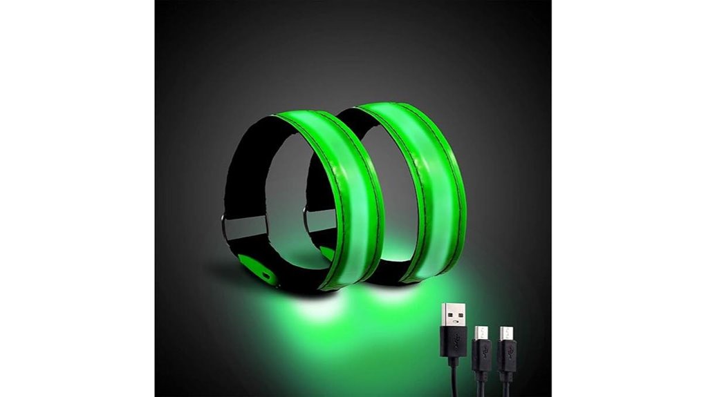 rechargeable led running armbands