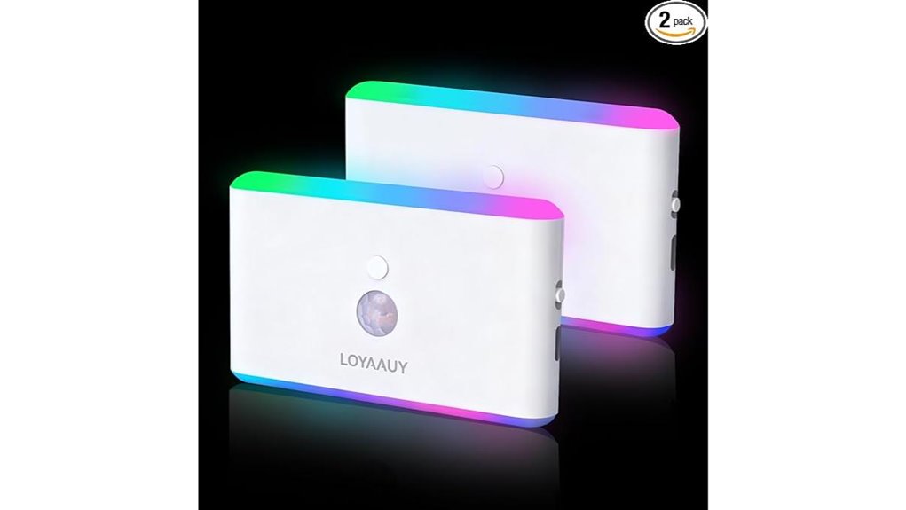 rechargeable motion led nightlight 2 pack