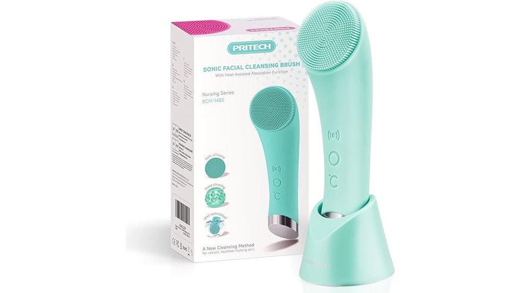 rechargeable silicone heat scrubber
