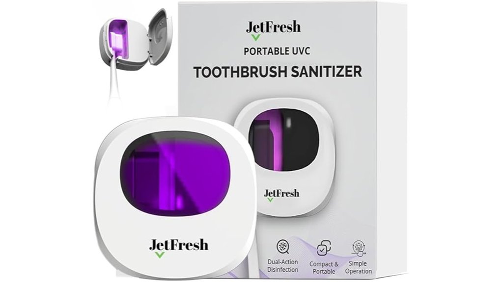 rechargeable uv toothbrush sanitizer