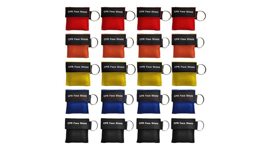 red cpr shield 20 pack